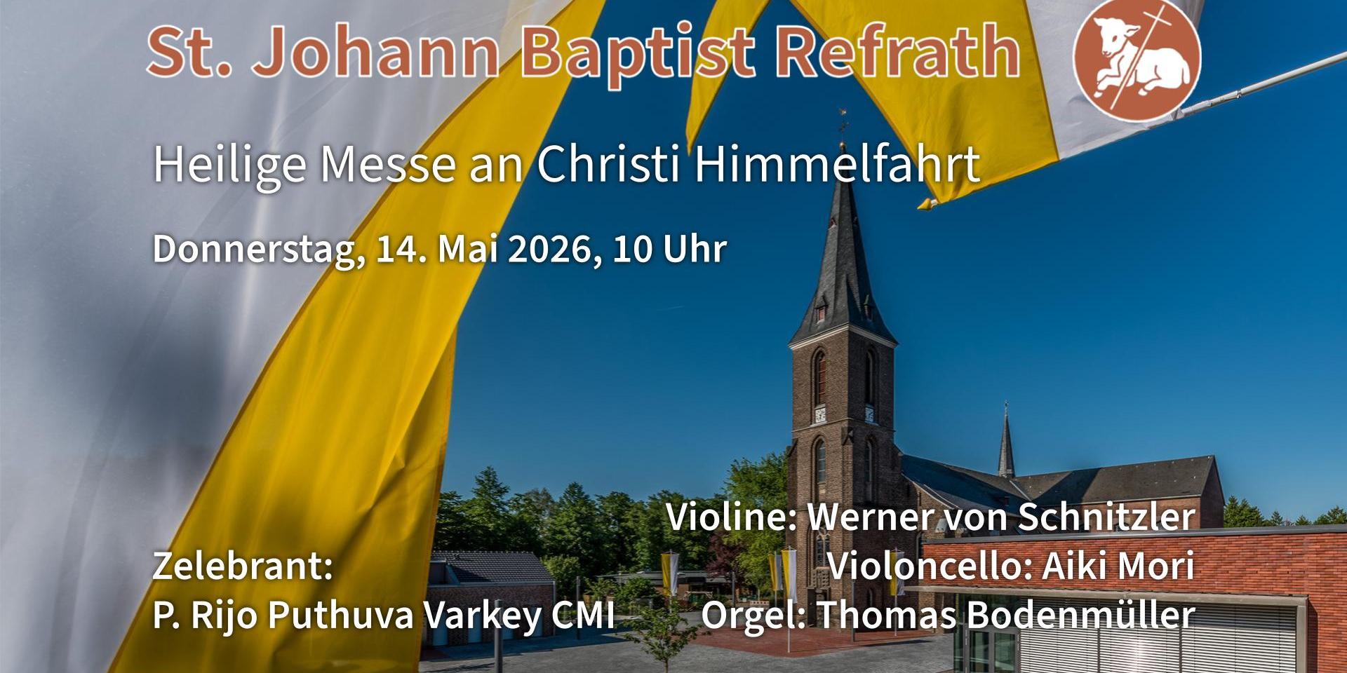 Hl. Messe an Christi Himmelfahrt 2026, Youtube
