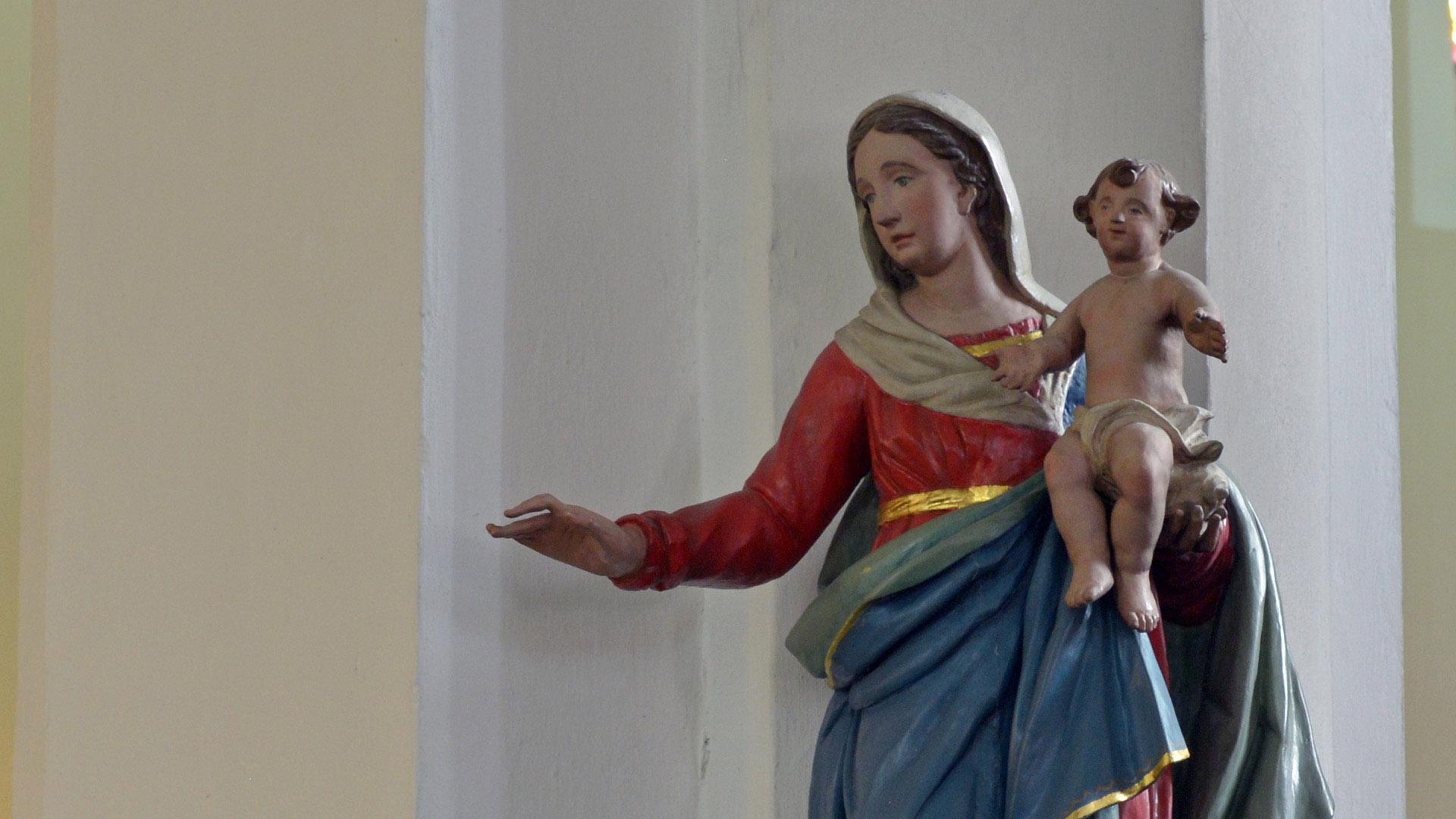 Säulenmadonna Pfarrkirche St. Johann Baptist