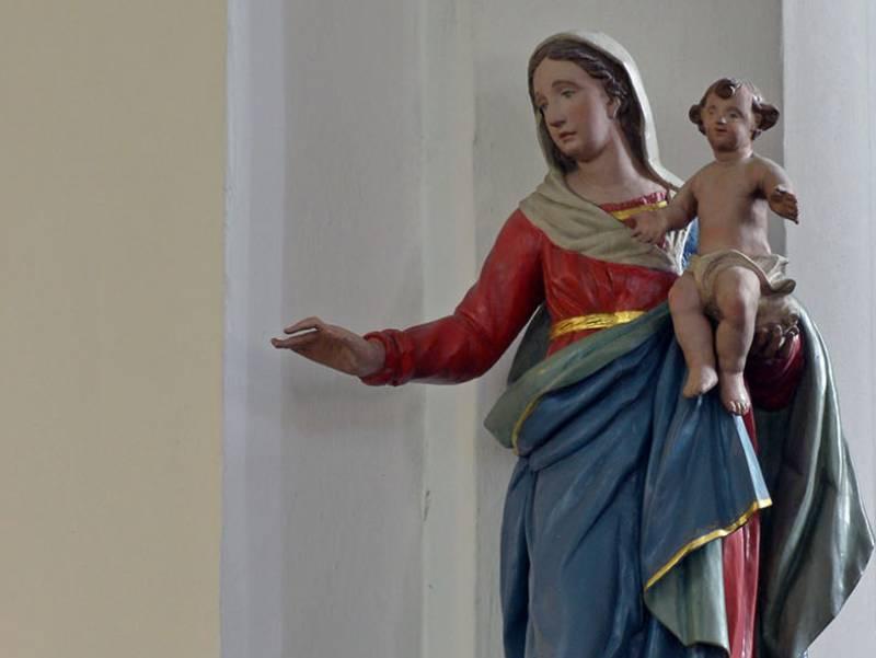 Säulenmadonna Pfarrkirche St. Johann Baptist