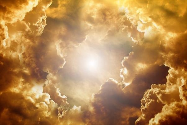 Gewaltige Wolken