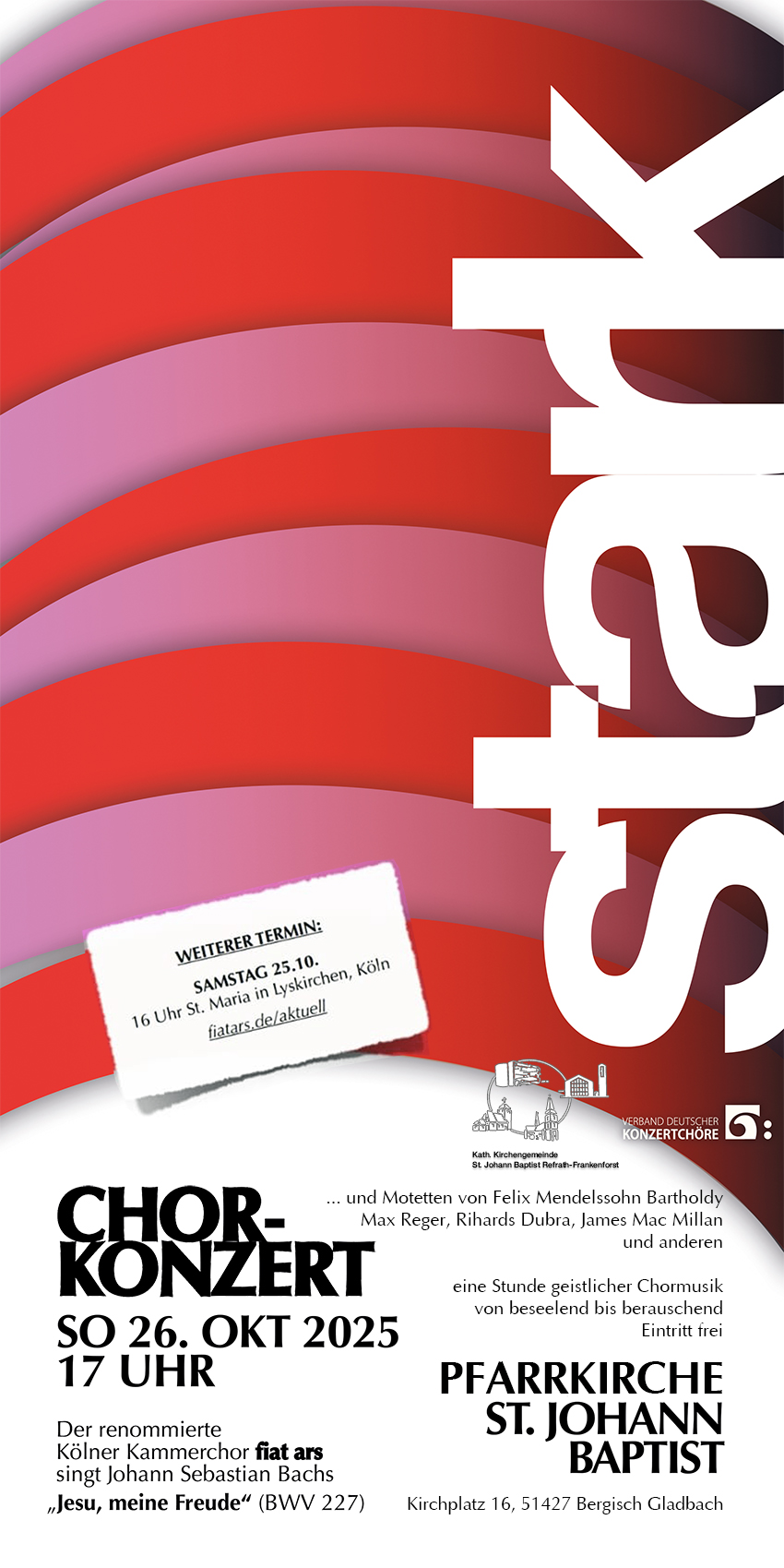 Chorkonzert fiat ars